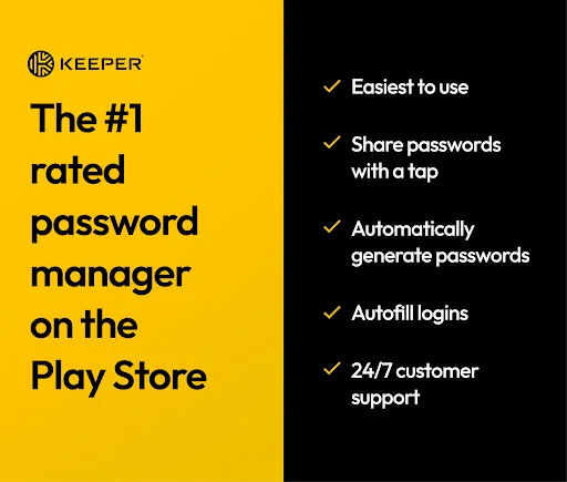 Keeper Password Manager screenshot 1