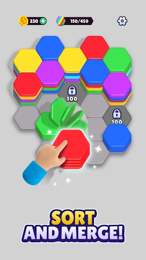Hexa Sort screenshot 3